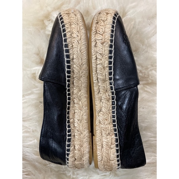 Kenzo Black Leather Tiger Espadrilles - Picture 4 of 10